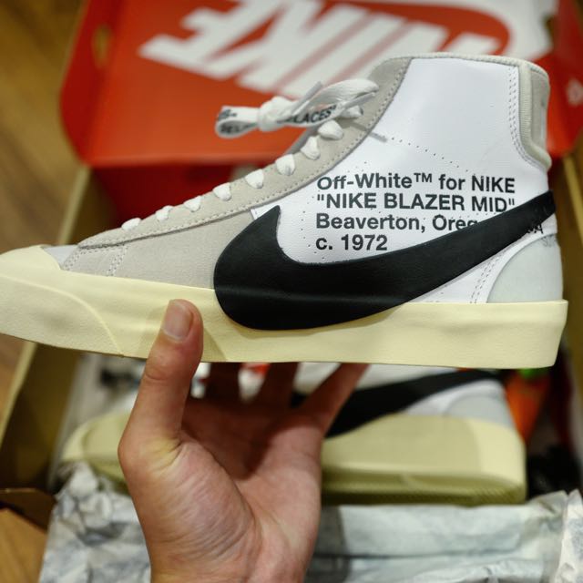 Nike x Off White Blazer (Signed by Virgil), Men's Fashion, Footwear,  Sneakers on Carousell