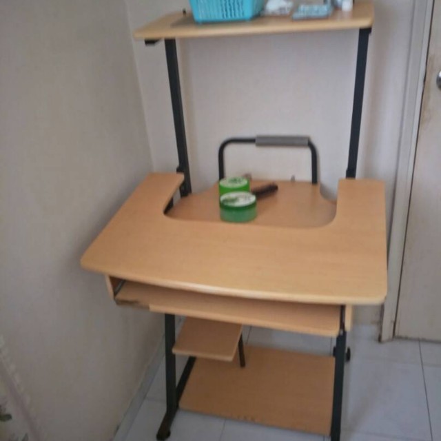 Old & Used computer desk, Furniture & Home Living, Furniture, Tables