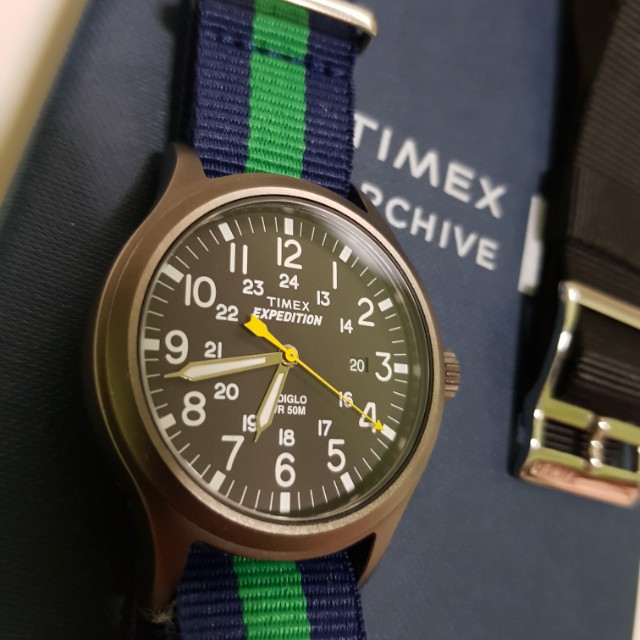 Timex expedition on sale scout nato strap