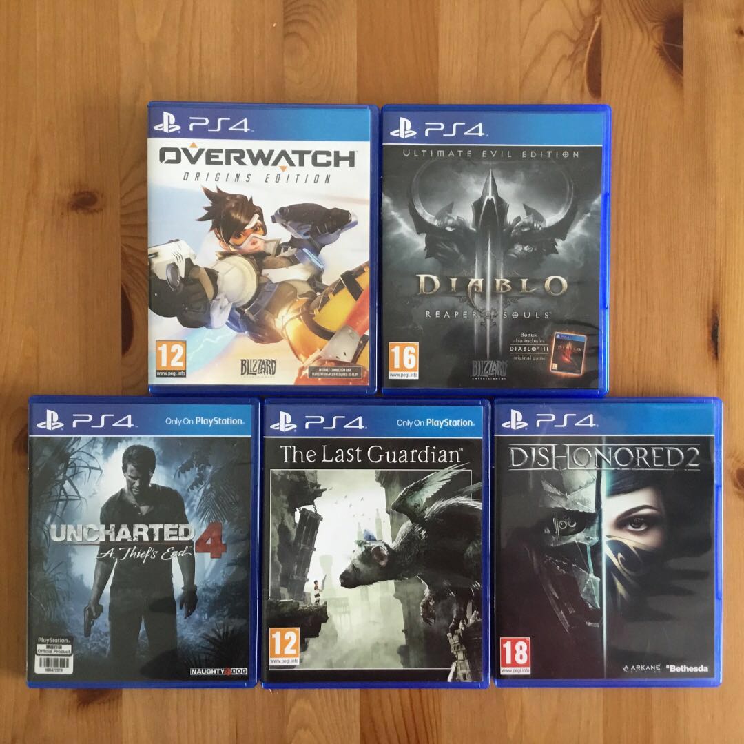 PS4 Game Set - Usual Price $310, Toys 
