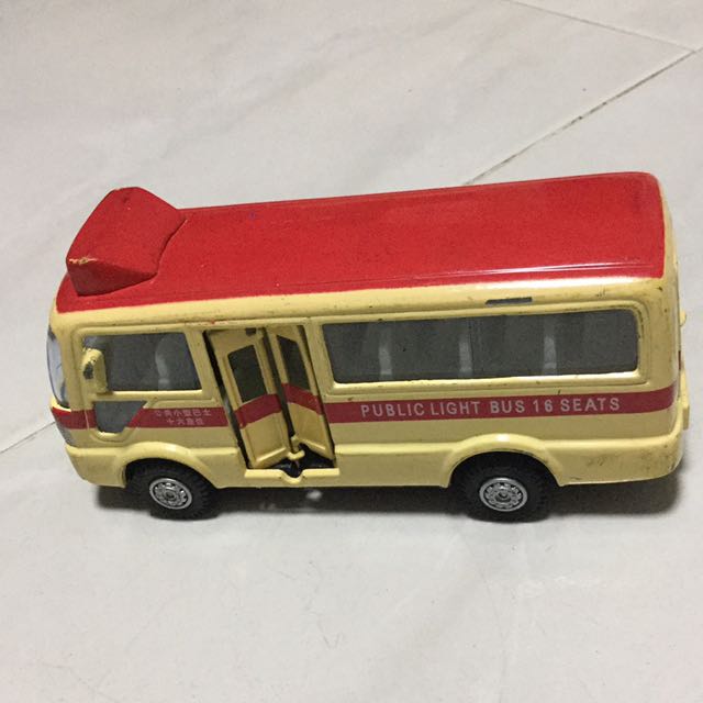 metal bus toy