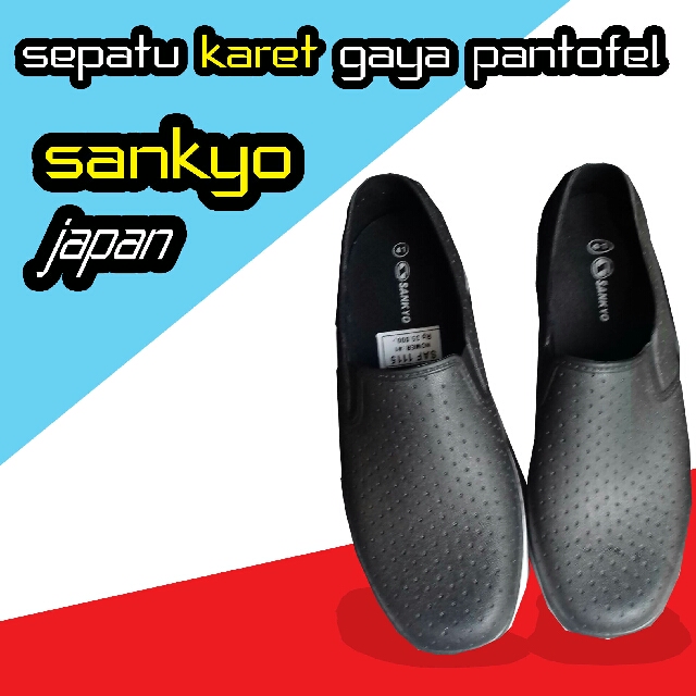 Sepatu Karet Pantofel Anak Sekolah Dewasa Kuliah Kantor Murah Anti Basah Anti Hujan Olshop Fashion Olshop Pria Di Carousell