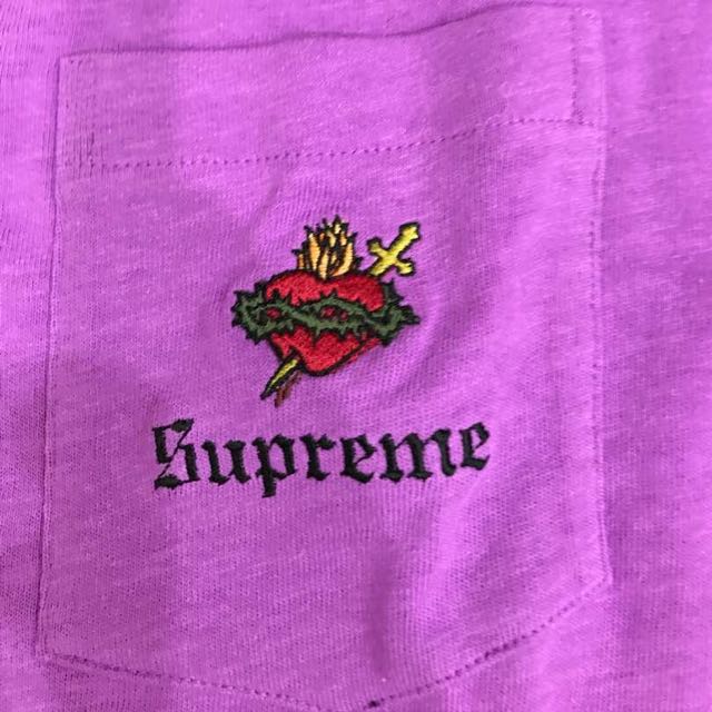 Supreme Sacred heart long sleeve tee Men s Fashion Tops Sets