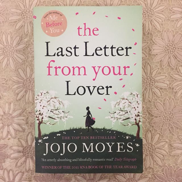 The Last Letter From Your Lover Jojo Moyes Books Stationery