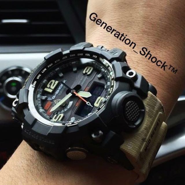 g shock mudmaster solar power