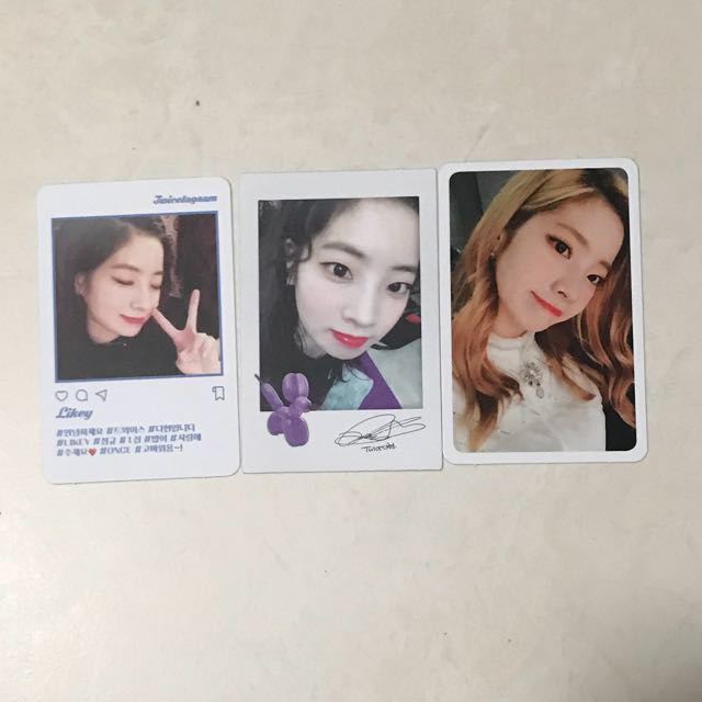 Twice Twicetagram Likey Dahyun Photocard Set Hobbies Toys Memorabilia Collectibles K Wave On Carousell