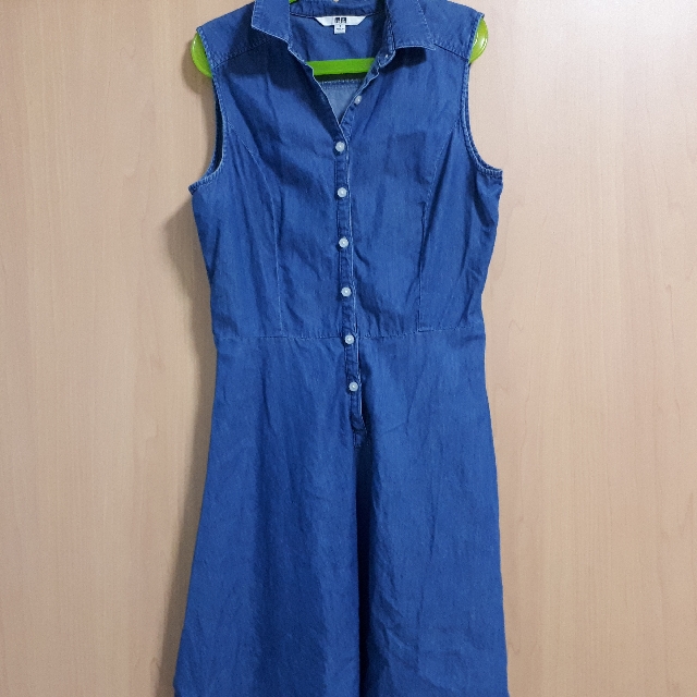 uniqlo denim dress