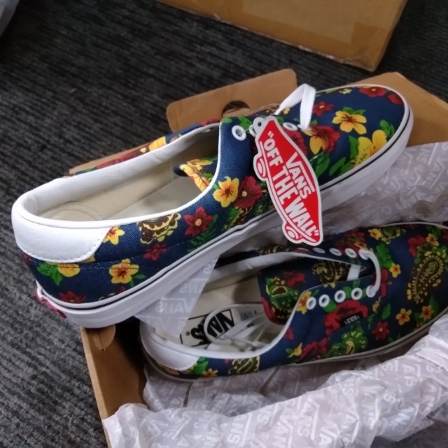 flower print vans shoes