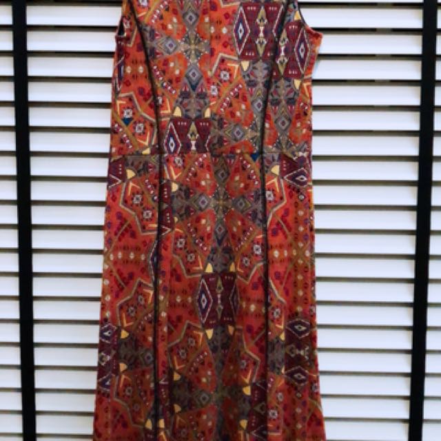 Zara knee length ethnic dress, Women's 