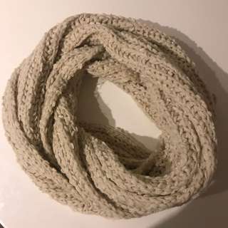Off White Knitted Infiniti Scarf
