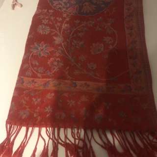 Red Pashmina (Bought in Turkey)