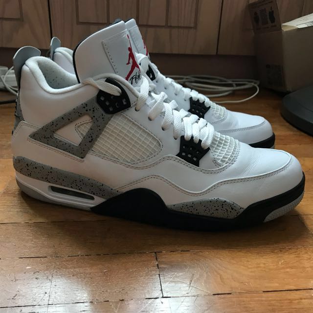 Used jordan 4 white cement clearance