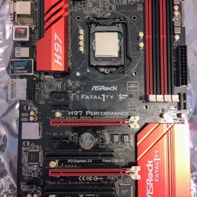 Asrock Fatal1ty Motherboard With Intel I7 4770 Cpu And 32gb Ram For Sale Electronics Computer Parts Accessories On Carousell