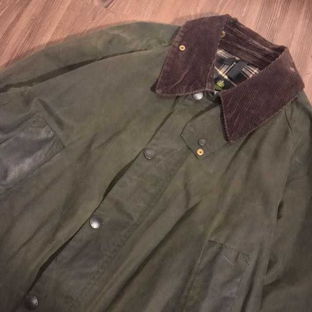 Barbour Bedale waxed jacket 古着, 男裝, 外套及戶外衣服- Carousell