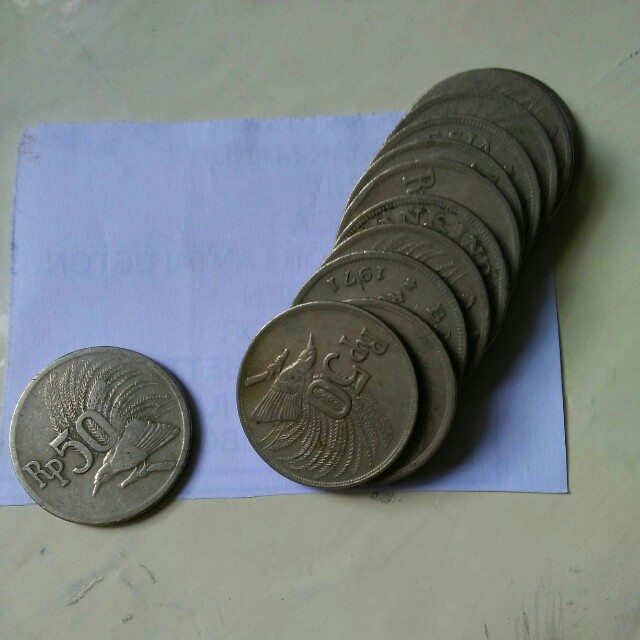 Harga Uang Koin 50 Rupiah Gambar Cendrawasih Tips Seputar Uang