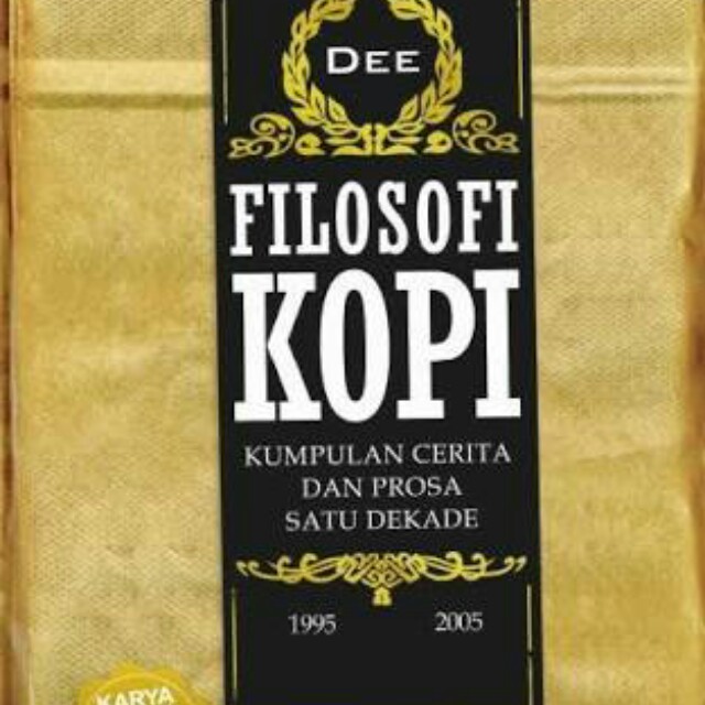 Filosofi Kopi Dee Lestari Books Stationery Books On Carousell