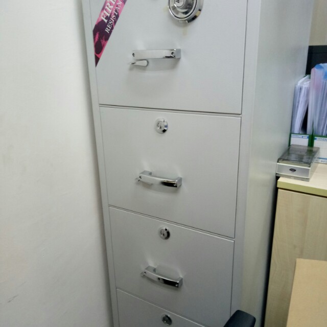 Fire Resistant Safe 4 Drawer Home Furniture Others On Carousell