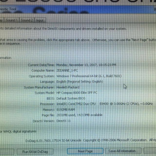 Hp Compaq 8000 Elite Sff Intel Core 2 Duo E8400 Processor 3 0 Ghz 6m L2 Cache 1333 Mhz Computers Tech Desktops On Carousell