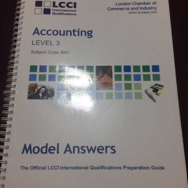 LCCI Accounting (Level 3) Model Answers, Hobbies & Toys, Books
