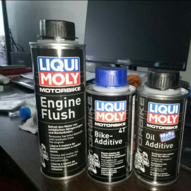 Liqui Moly Bike Additive 4t Engine Flush Motorbikes Motorbike