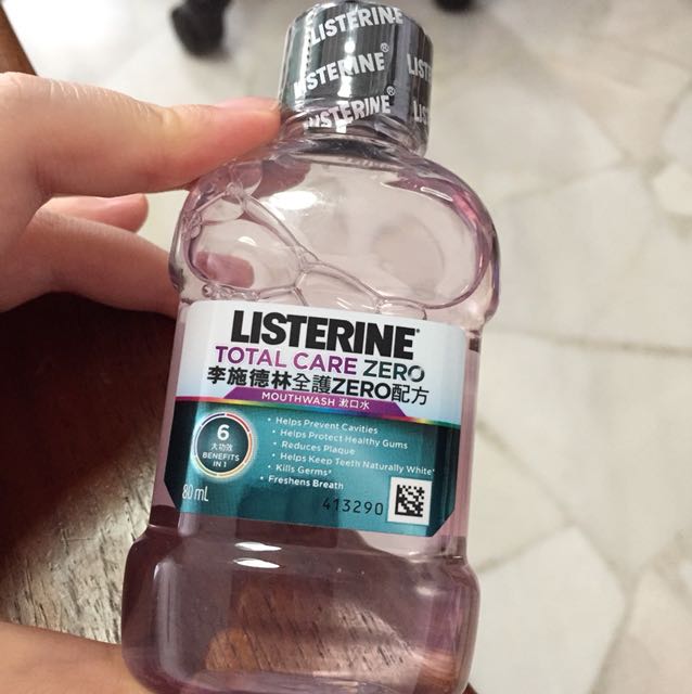Listerine Total Care Zero Travel Size Health Beauty Bath Body On Carousell