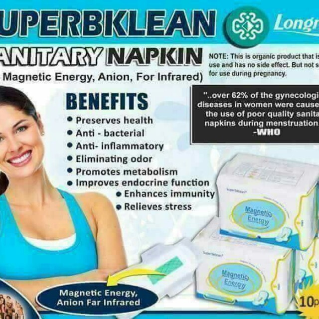 Longrich Panty liner with negative Ions, Health & Nutrition, Assistive