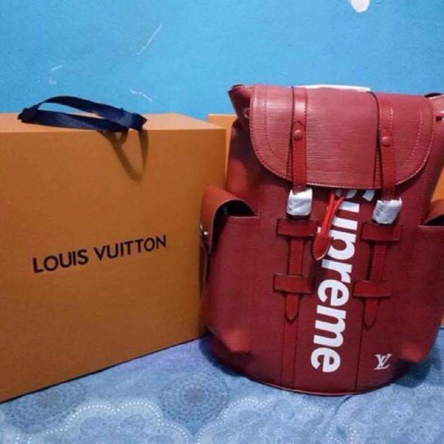 LV Supreme Backpack, Luxury, Bags & Wallets on Carousell