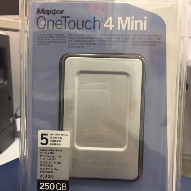 Maxtor 256GB Portable Hdd, Computers & Tech, Parts & Accessories, Hard