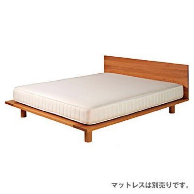 Muji Solid Oak Wood Bedframe Furniture, Muji Queen Size Bed Frame