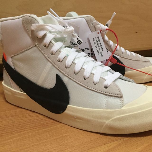 Nike Blazer x Off White, Men's Fashion, Footwear, Sneakers on Carousell