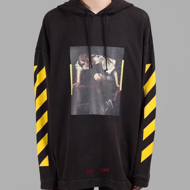 off white hoodie cut off