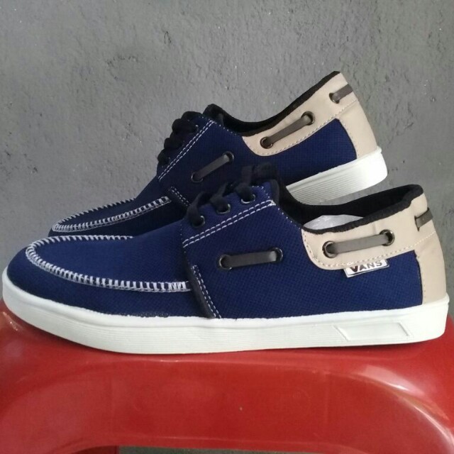 Sepatu Vans Zapato Biru Replika Fesyen Pria Sepatu Di Carousell