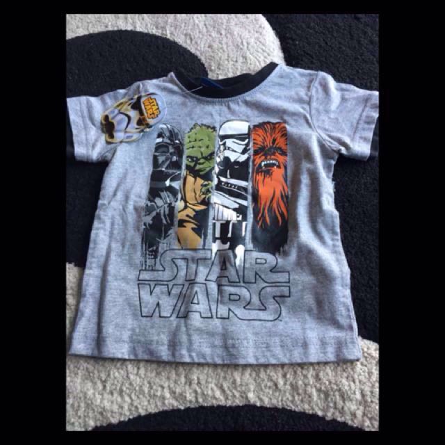 Star Wars Te Shirt Babies Kids Baby Apparel On Carousell