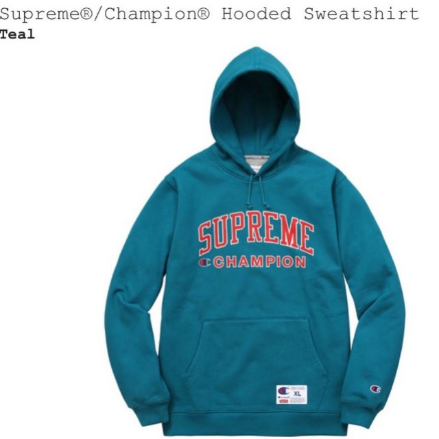 supreme champion hoodie ss17