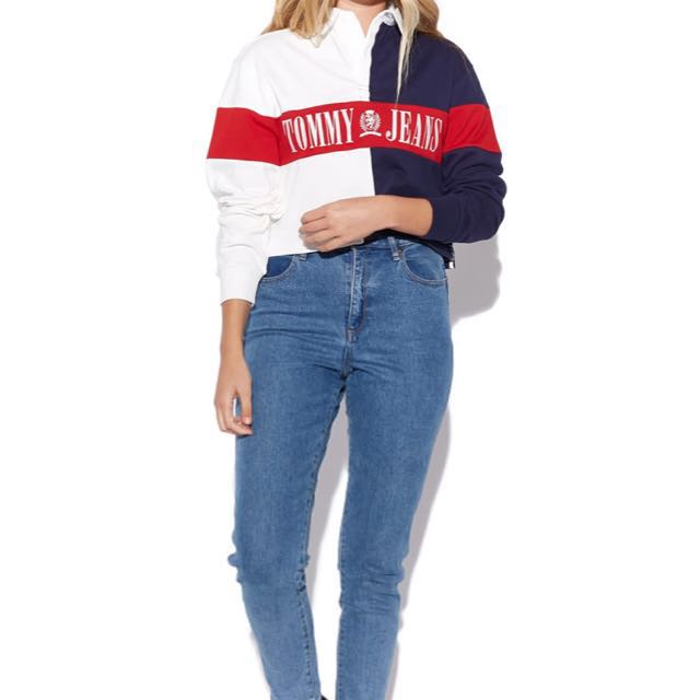 tommy hilfiger 90s crop top