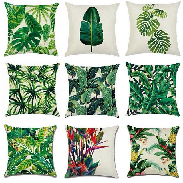 tropical pillow cases