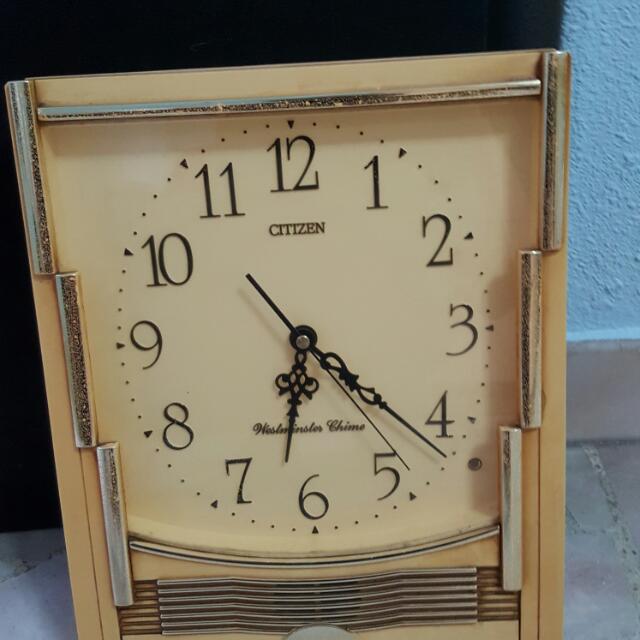 VINTAGE OLD CLOCK WESTMINSTER CHIME.CITIZEN, Hobbies & Toys