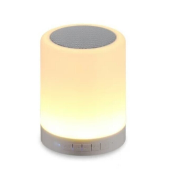 wireless bluetooth speaker with smart touch led mood lamp