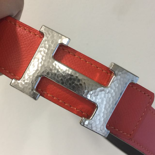 100% Authentic Hermes Silver Hammered 