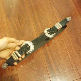 Verge Girl Double Buckle Belt S-M