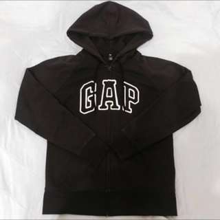 GAP 黑色鋪棉連帽外套 女版M號