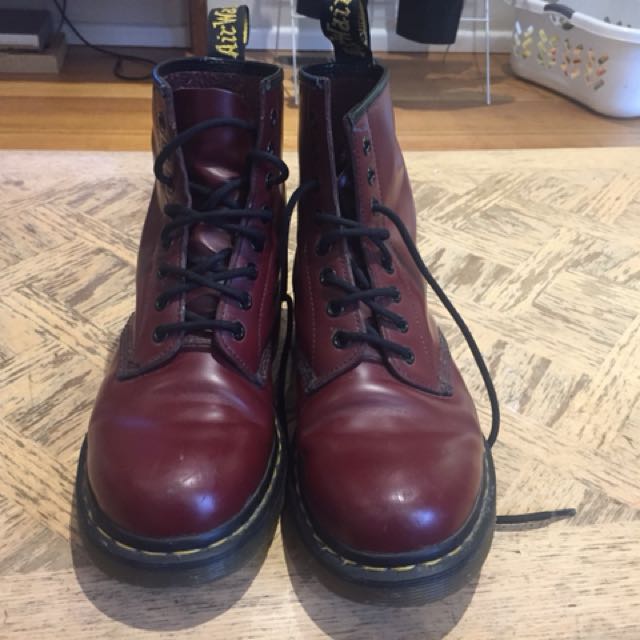 dr martens cherry red 8 hole