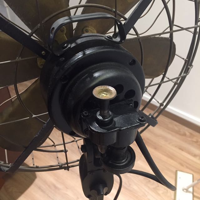 antique vintage standing fan furniture home living home decor other home decor on carousell