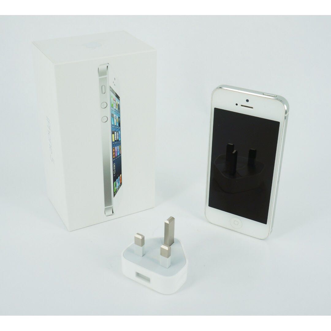 Apple iPhone 5 16GB White 白色A1429 MD298ZP/A, 手提電話, 手機 