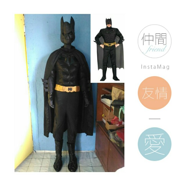 Batman Costume For Rent Costume Men S Fashion Clothes On Carousell