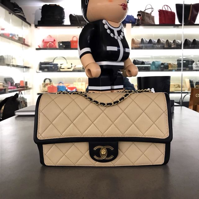 Chanel graphic flap best sale bag
