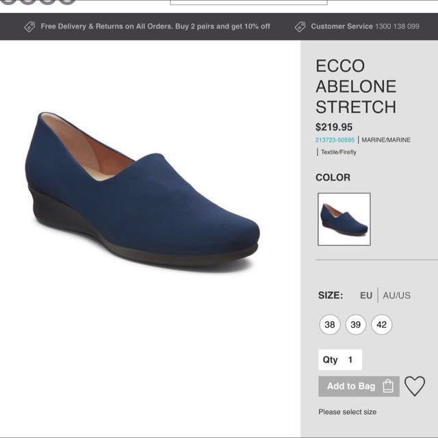 ecco abelone stretch