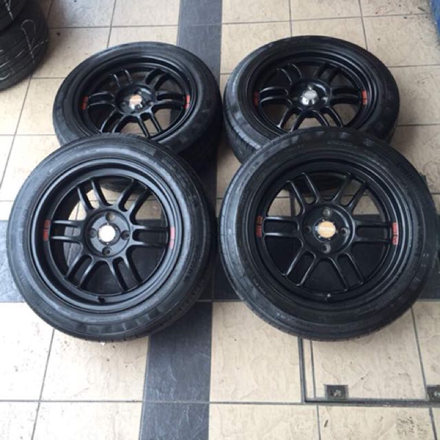 Enkei Rpf1 Ada Macam Ori 16 Inch Sports Rim City Tayar 70 Hitam Pak Tam Auto Accessories On Carousell