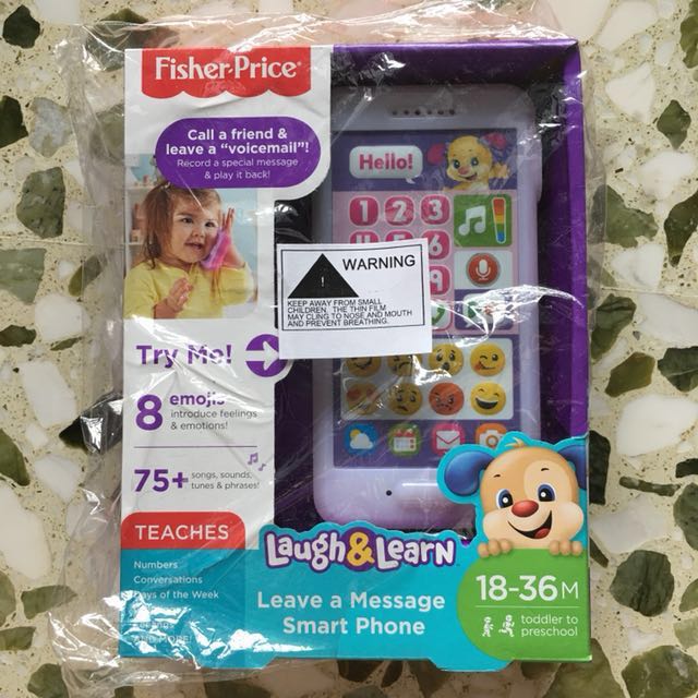 Fisher price leave a message shop smart phone