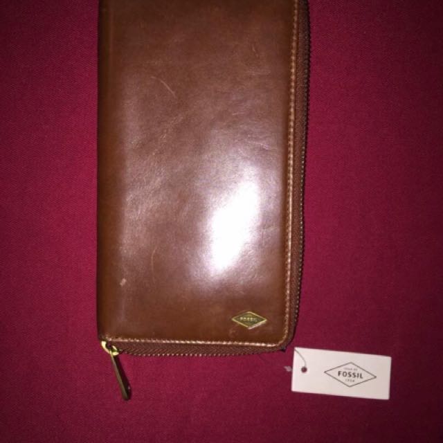 Fossil Men Clutch Bag Leather